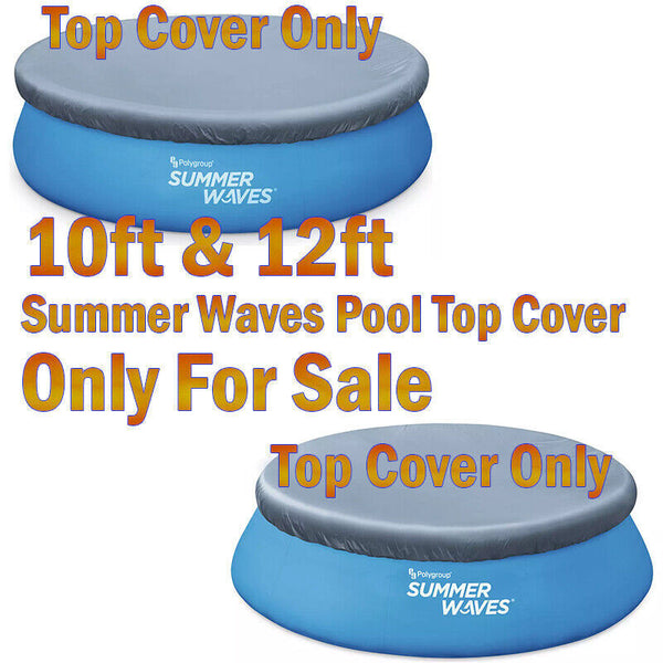 Summer Waves 10ft & 12ft Quick Up Paddling Pool Top Cover Only For Sale. - Best Deals 786 UK