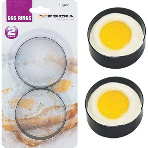 Egg Rings Set Kitchen Craft Non Stick Poaching Poached Or Fried Egg Ring -18263C - Best Deals 786 UK