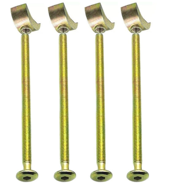 Bunk Bed Bolts and Nuts M6 x 100mm Pack of 10