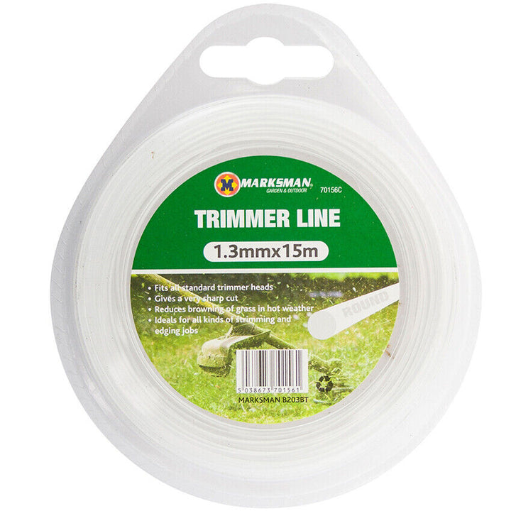 Garden Strimmer Trimmer Line Cord 1.3mm 1.6mm 1.65mm 2mm Nylon Wire Garden Grass - Best Deals 786 UK