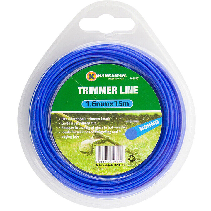 Garden Strimmer Trimmer Line Cord 1.3mm 1.6mm 1.65mm 2mm Nylon Wire Garden Grass - Best Deals 786 UK