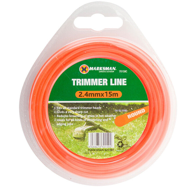 Garden Strimmer Trimmer Line Cord 1.3mm 1.6mm 1.65mm 2mm Nylon Wire Garden Grass - Best Deals 786 UK