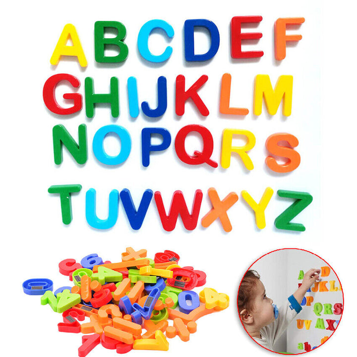 Picture 1 of 14 Hover to zoom Have one to sell? Sell it yourself 26 PC Large Magnetic Letters Alphabet & Numbers Fridge Magnets Toys Kids Learnin - Best Deals 786 UK