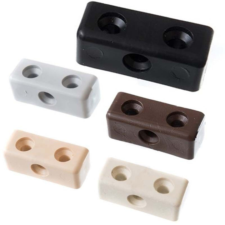 MODESTY BLOCKS furniture connector fix-it block cabinet shelf White Brown Beige - Best Deals 786 UK