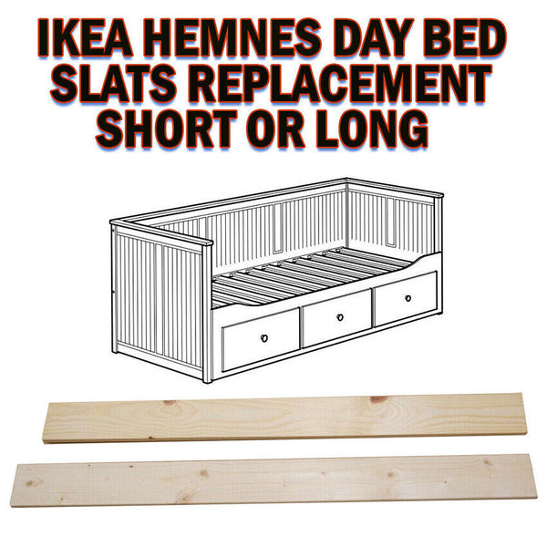 Ikea Hemnes Day Bed Slat Replacement Mattress Bed Slats Short Slats Long Slats - Best Deals 786 UK