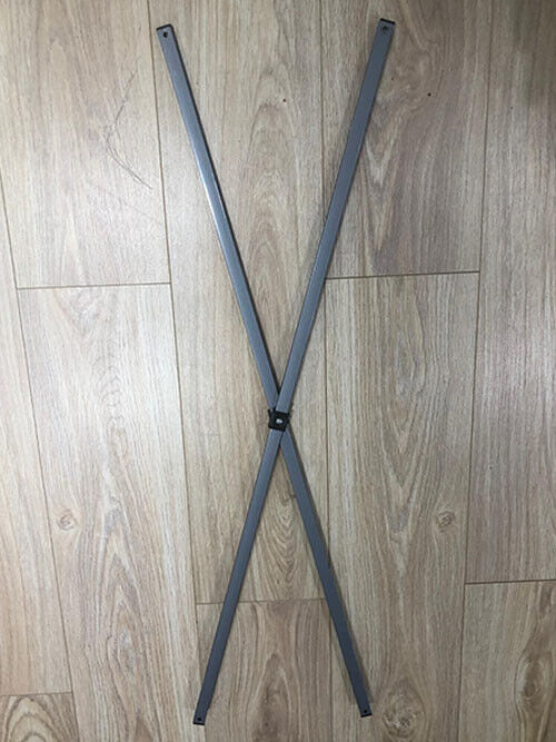 Double Replacement X Cross Bar 98cm Spare Part Pop Up Gazebo Frame - Grey - Best Deals 786 UK