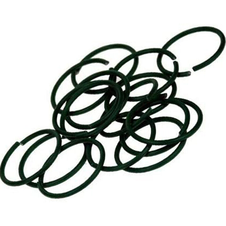 100 Plant Rings Plastic Coated Reusable Twisty Plant Support Clips Indoor Outdor - Best Deals 786 UK