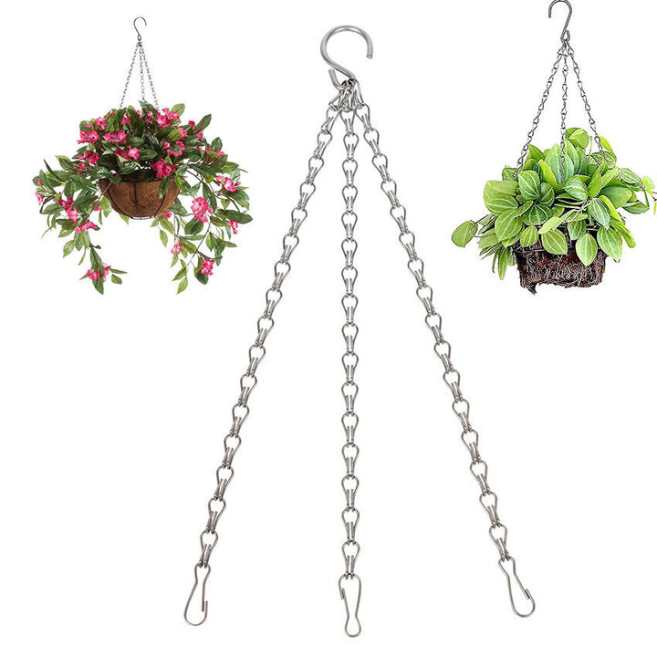 Hanging Basket CHAINS - 3 POINT - All Size Baskets up to 18" - MULTI BUY DEALS. - Best Deals 786 UK