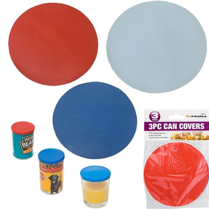 Can Tin Cover Plastic Lid Caps Pet Food Fresh Top Storage Reusable Dog Cat - Best Deals 786 UK