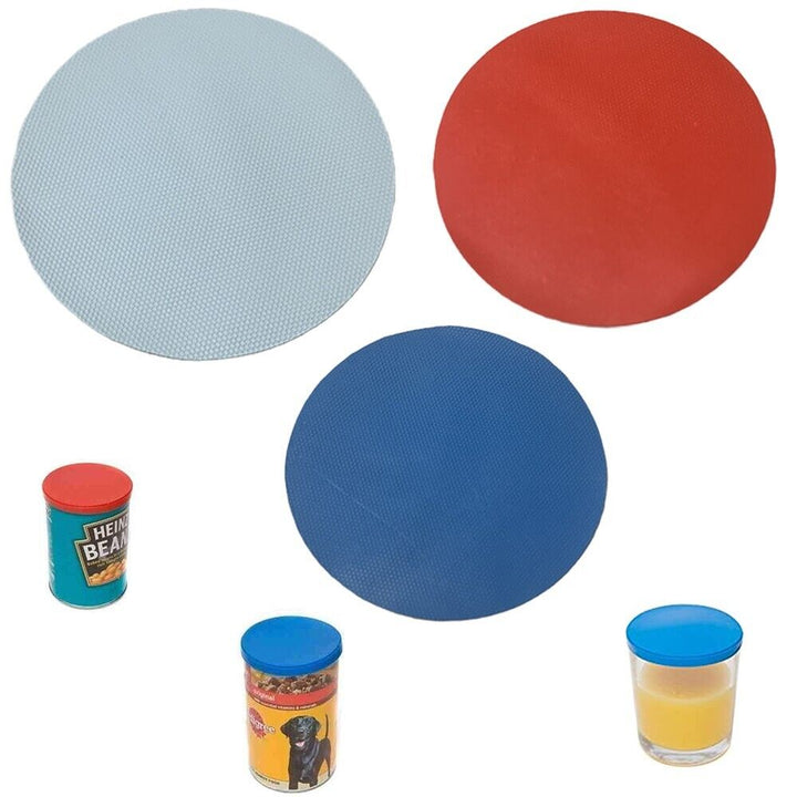 Can Tin Cover Plastic Lid Caps Pet Food Fresh Top Storage Reusable Dog Cat - Best Deals 786 UK