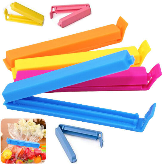 Food Bag Storage Clips Freezer Fridge Sealing Pegs Mixed Sizes Multicolour. - Best Deals 786 UK