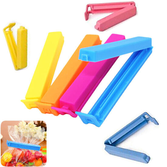 Food Bag Storage Clips Freezer Fridge Sealing Pegs Mixed Sizes Multicolour. - Best Deals 786 UK