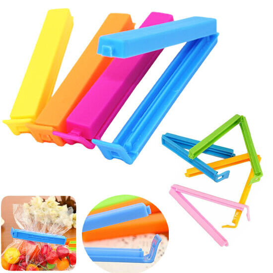 Food Bag Storage Clips Freezer Fridge Sealing Pegs Mixed Sizes Multicolour. - Best Deals 786 UK