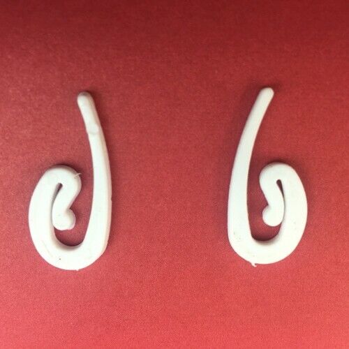 Curtain Hooks For Curtains White Plastic Nylon Tape Gliders - Best Deals 786 UK