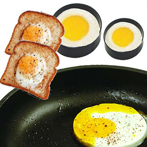 Egg Rings Set Kitchen Craft Non Stick Poaching Poached Or Fried Egg Ring -18263C - Best Deals 786 UK