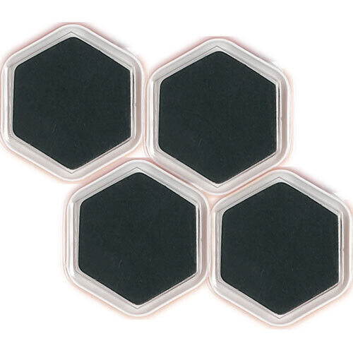 4 X Hexagonal Heavy Duty Furniture Fridge Sliders Slide Mover Moving Move Easily - Best Deals 786 UK