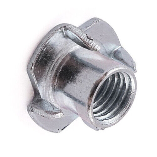 T Nuts Four Pronged Tee Nuts M5 M6 M8 Zinc Plated Blind Nut Captive - Best Deals 786 UK
