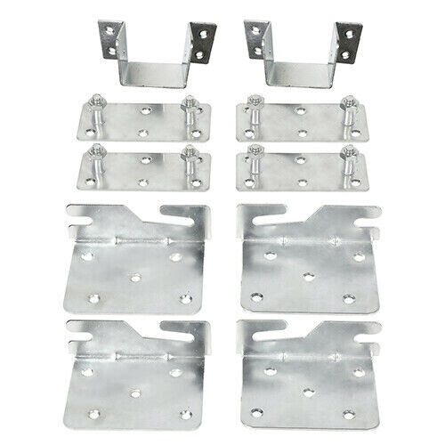 Heavy Duty Bed Brackets Fittings Connectors Centre Support Cubes Hook Hinge Set - Best Deals 786 UK