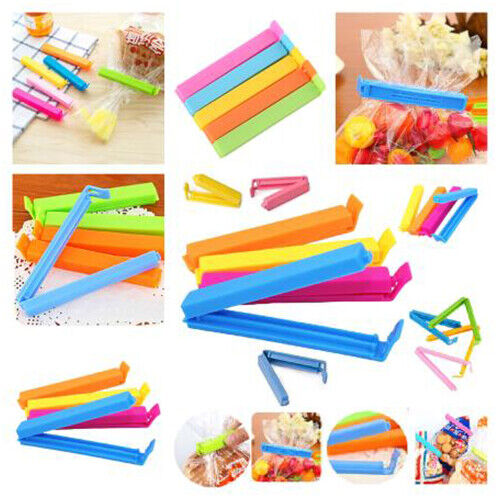 Food Bag Storage Clips Freezer Fridge Sealing Pegs Mixed Sizes Multicolour. - Best Deals 786 UK