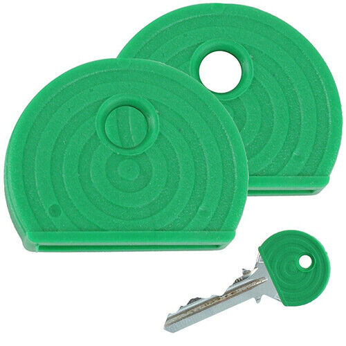 COLOURED KEY CAPS Keyring Top Toppers ID Marker Door Safe Lock Colour Coded - Best Deals 786 UK