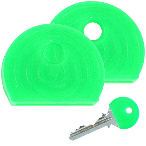 COLOURED KEY CAPS Keyring Top Toppers ID Marker Door Safe Lock Colour Coded - Best Deals 786 UK