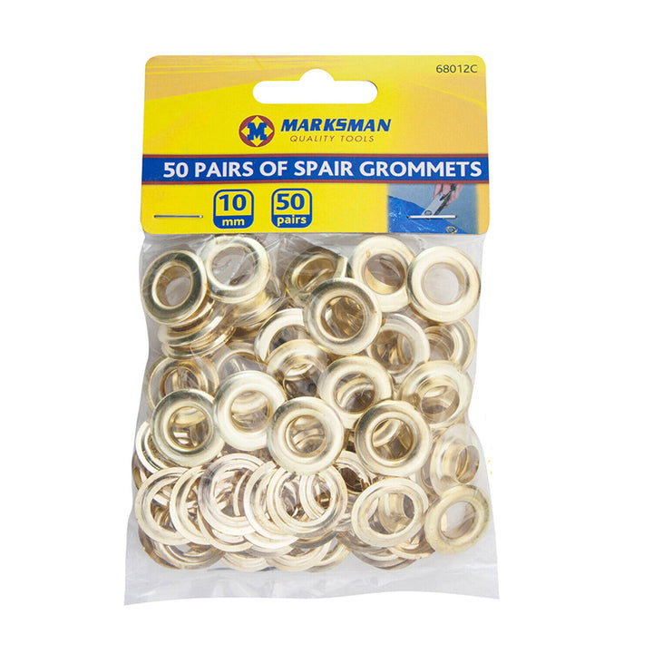 50 x Tarpaulin Tent Grommets Tarp Groundsheet Cover Eyelets Awnings Repair. - Best Deals 786 UK